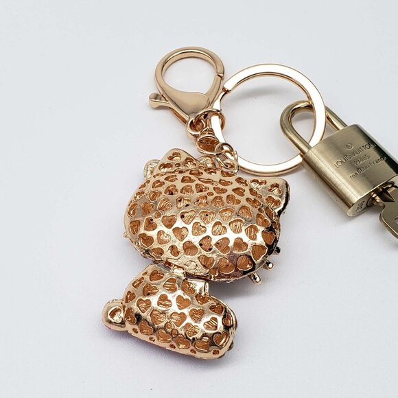 100% Auth Louis Vuitton Lock & Key with unbranded Bagcharm, Keycharm, Keychain - Picture 4 of 9